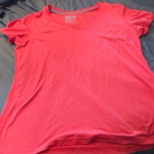 Vintage Pink v-neck Dri-fit Nike shirt